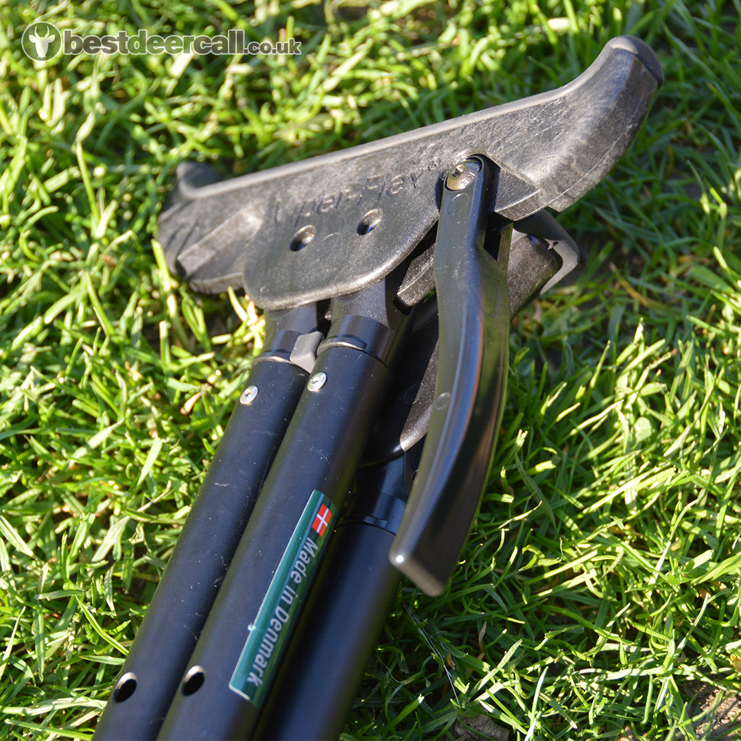 Viper-Flex Styx Elite 4 Jambe Shooting Sticks Fabriqué Noir Aluminium Anodisé